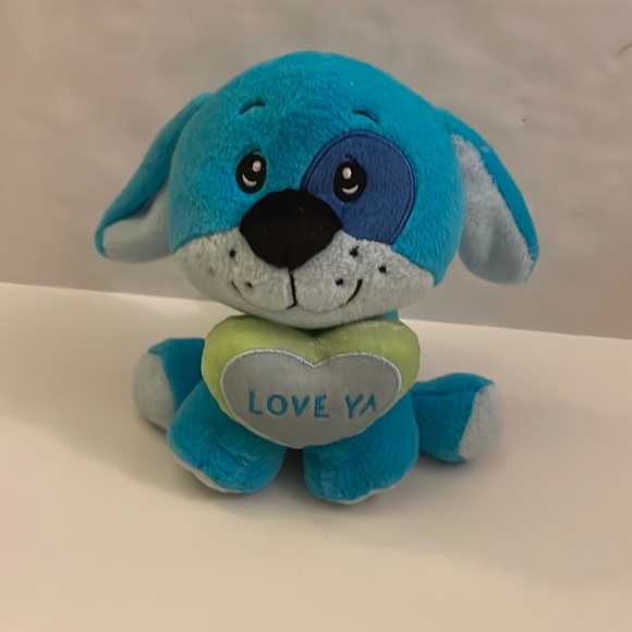 Dan Dee collection 8”  blue puppy stuffed plush animal. For 3 years up - Picture 4 of 17
